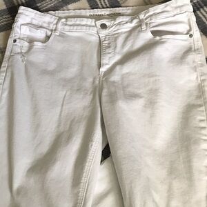 Old Navy Women's Crisp White Skinny Jeans